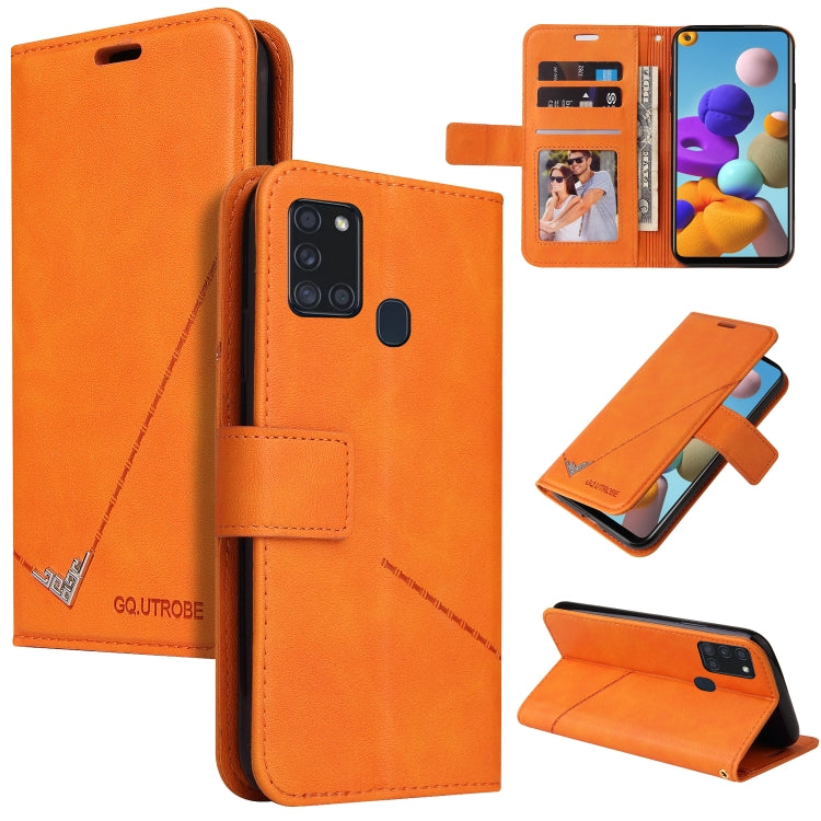 GQUTROBE Right Angle Leather Phone Case, For Samsung Galaxy M31s, For Samsung Galaxy A41, For Samsung Galaxy A31, For Samsung Galaxy A21, For Samsung Galaxy A21s, For Samsung Galaxy Note10 Lite / A81, For Samsung Galaxy A71, For Samsung Galaxy A51�����...