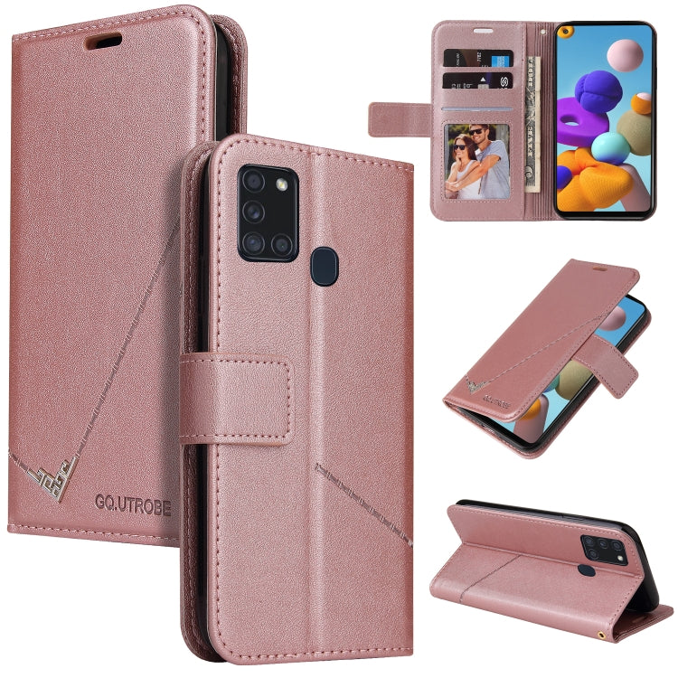 GQUTROBE Right Angle Leather Phone Case, For Samsung Galaxy M31s, For Samsung Galaxy A41, For Samsung Galaxy A31, For Samsung Galaxy A21, For Samsung Galaxy A21s, For Samsung Galaxy Note10 Lite / A81, For Samsung Galaxy A71, For Samsung Galaxy A51�����...