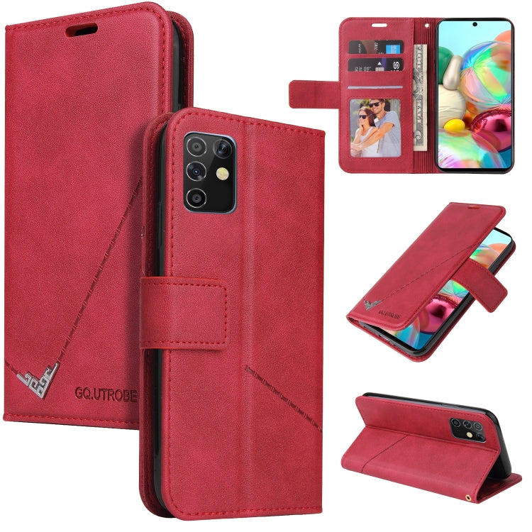 GQUTROBE Right Angle Leather Phone Case, For Samsung Galaxy M31s, For Samsung Galaxy A41, For Samsung Galaxy A31, For Samsung Galaxy A21, For Samsung Galaxy A21s, For Samsung Galaxy Note10 Lite / A81, For Samsung Galaxy A71, For Samsung Galaxy A51�����...