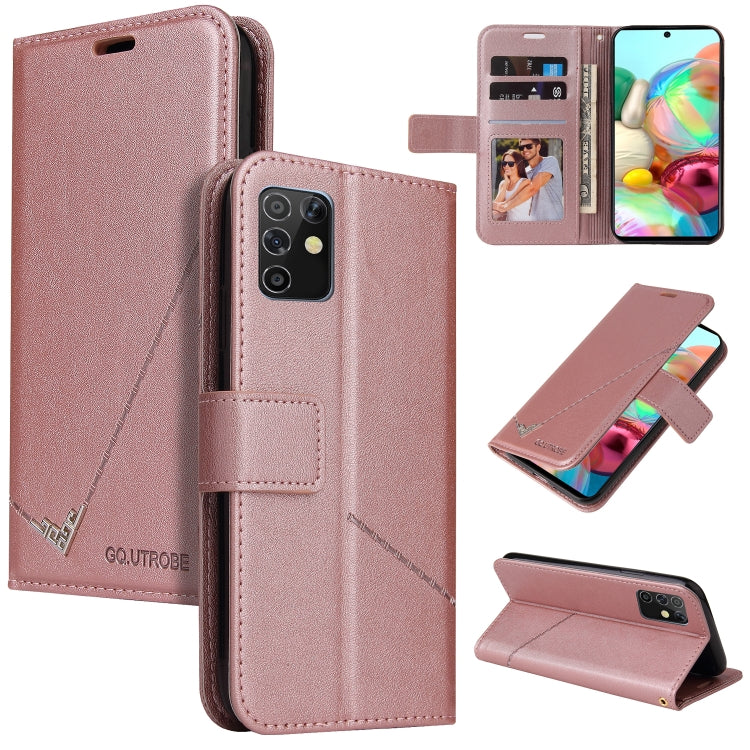 GQUTROBE Right Angle Leather Phone Case, For Samsung Galaxy M31s, For Samsung Galaxy A41, For Samsung Galaxy A31, For Samsung Galaxy A21, For Samsung Galaxy A21s, For Samsung Galaxy Note10 Lite / A81, For Samsung Galaxy A71, For Samsung Galaxy A51�����...