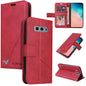 GQUTROBE Right Angle Leather Phone Case, For Samsung Galaxy S10, For Samsung Galaxy S10e, For Samsung Galaxy S10+