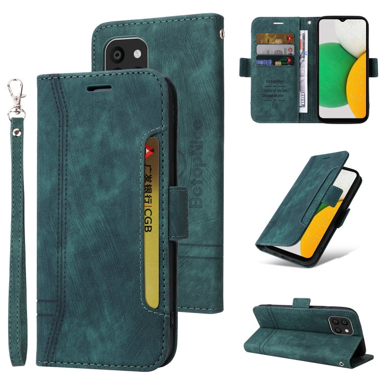 BETOPNICE Dual-side Buckle Leather Phone Case, For Samsung Galaxy A03 164mm, For Samsung Galaxy A03s 166mm, For Samsung Galaxy A03 166mm, For Samsung Galaxy A12 5G / 4G, For Samsung Galaxy A13 4G, For Samsung Galaxy A22 4G EU Version�������������������...