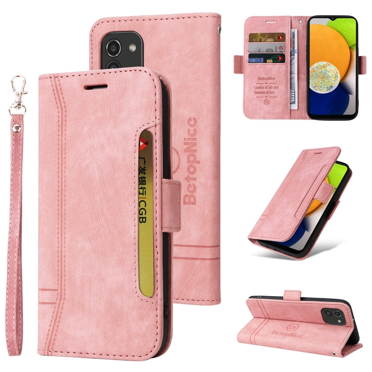 BETOPNICE Dual-side Buckle Leather Phone Case, For Samsung Galaxy A03 164mm, For Samsung Galaxy A03s 166mm, For Samsung Galaxy A03 166mm, For Samsung Galaxy A12 5G / 4G, For Samsung Galaxy A13 4G, For Samsung Galaxy A22 4G EU Version�������������������...