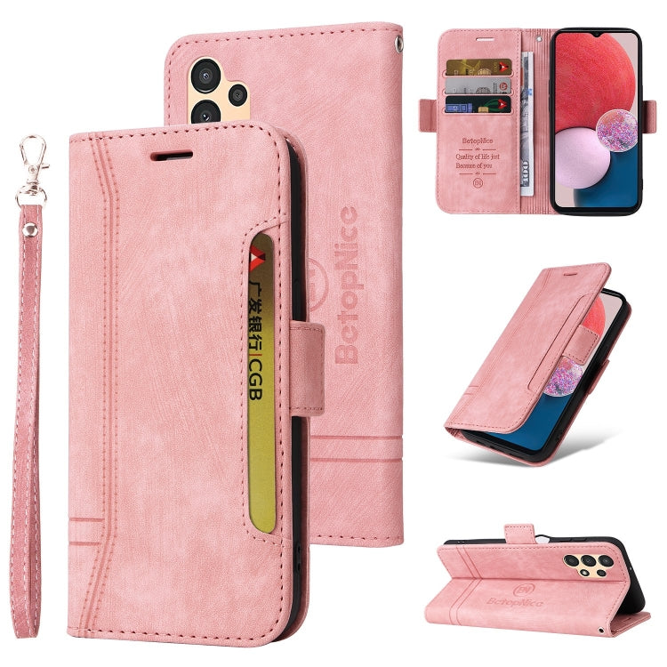 BETOPNICE Dual-side Buckle Leather Phone Case, For Samsung Galaxy A03 164mm, For Samsung Galaxy A03s 166mm, For Samsung Galaxy A03 166mm, For Samsung Galaxy A12 5G / 4G, For Samsung Galaxy A13 4G, For Samsung Galaxy A22 4G EU Version�������������������...