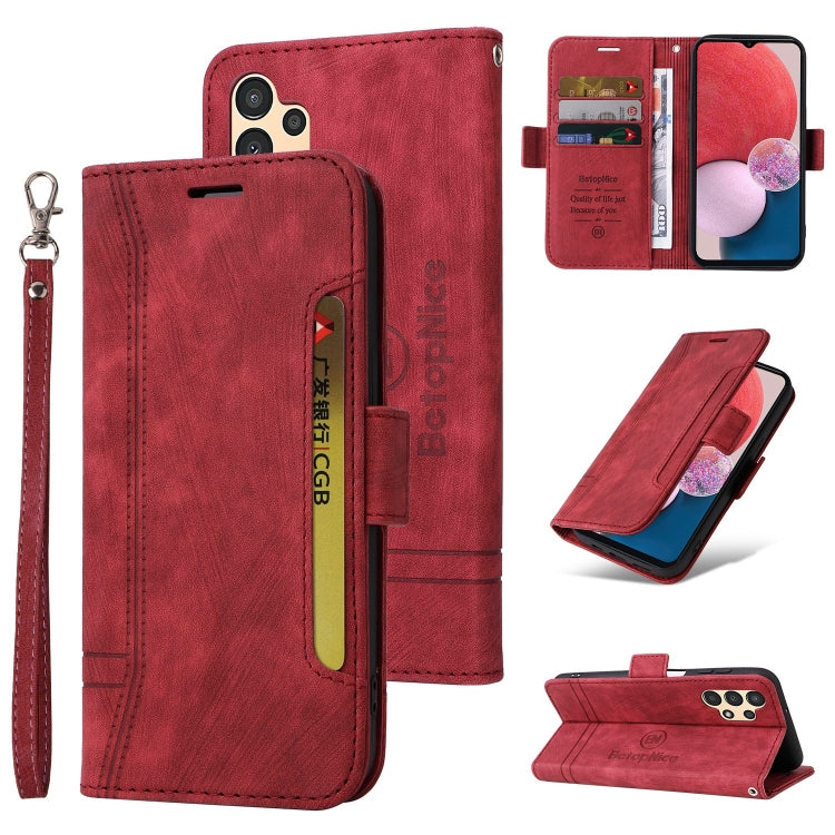 BETOPNICE Dual-side Buckle Leather Phone Case, For Samsung Galaxy A03 164mm, For Samsung Galaxy A03s 166mm, For Samsung Galaxy A03 166mm, For Samsung Galaxy A12 5G / 4G, For Samsung Galaxy A13 4G, For Samsung Galaxy A22 4G EU Version�������������������...