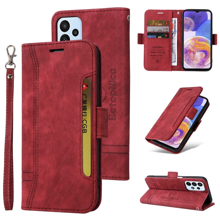 BETOPNICE Dual-side Buckle Leather Phone Case, For Samsung Galaxy A03 164mm, For Samsung Galaxy A03s 166mm, For Samsung Galaxy A03 166mm, For Samsung Galaxy A12 5G / 4G, For Samsung Galaxy A13 4G, For Samsung Galaxy A22 4G EU Version�������������������...
