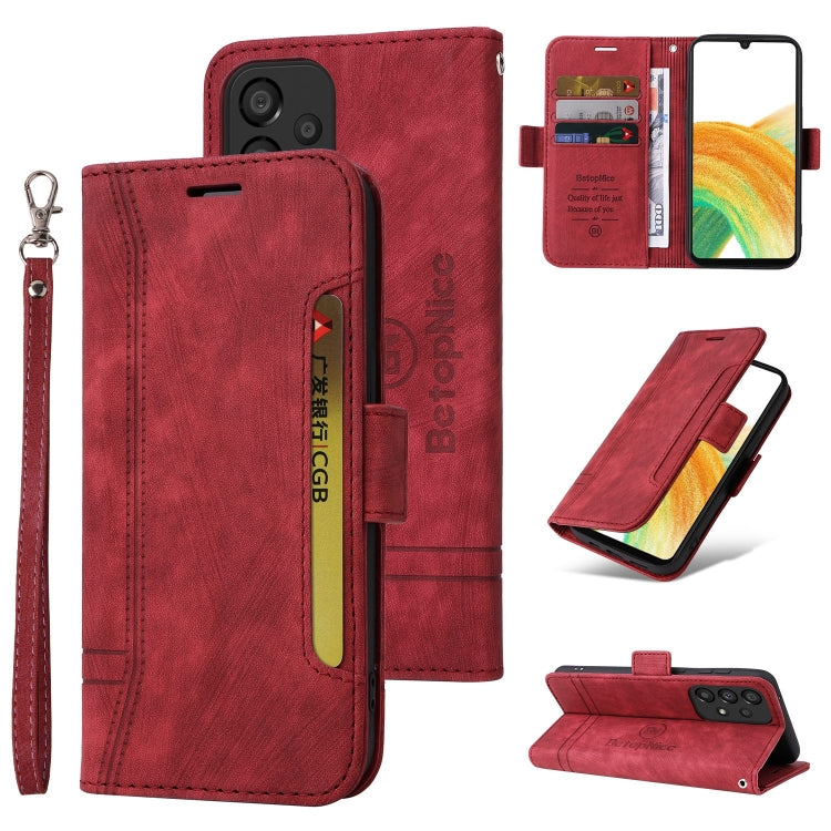 BETOPNICE Dual-side Buckle Leather Phone Case, For Samsung Galaxy A03 164mm, For Samsung Galaxy A03s 166mm, For Samsung Galaxy A03 166mm, For Samsung Galaxy A12 5G / 4G, For Samsung Galaxy A13 4G, For Samsung Galaxy A22 4G EU Version�������������������...