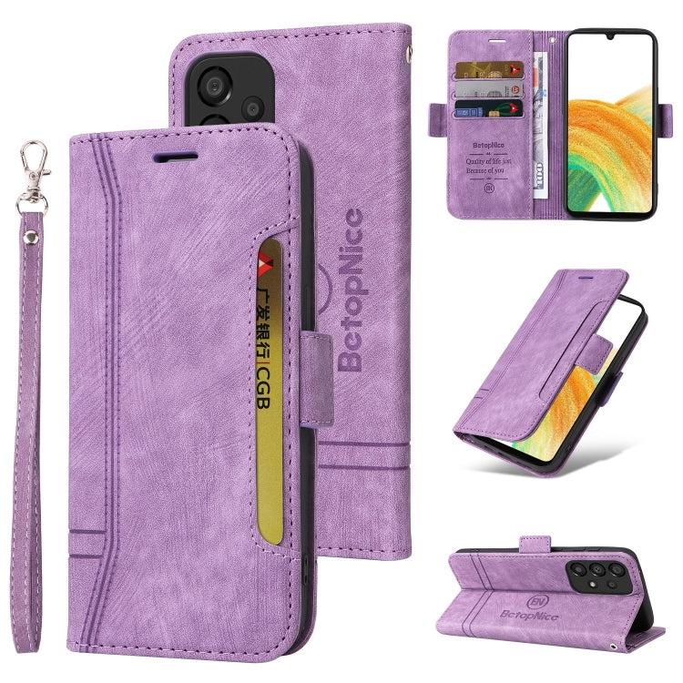 BETOPNICE Dual-side Buckle Leather Phone Case, For Samsung Galaxy A03 164mm, For Samsung Galaxy A03s 166mm, For Samsung Galaxy A03 166mm, For Samsung Galaxy A12 5G / 4G, For Samsung Galaxy A13 4G, For Samsung Galaxy A22 4G EU Version�������������������...