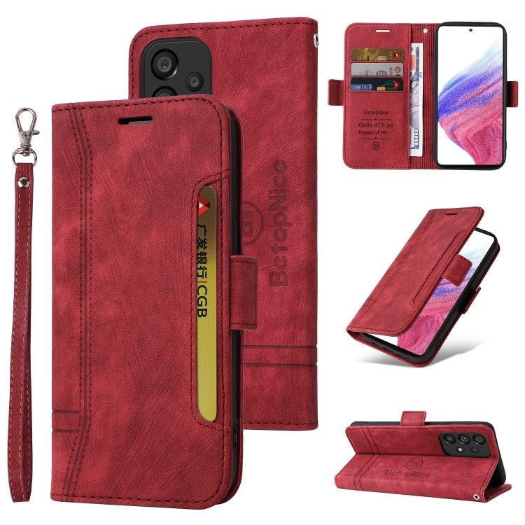 BETOPNICE Dual-side Buckle Leather Phone Case, For Samsung Galaxy A03 164mm, For Samsung Galaxy A03s 166mm, For Samsung Galaxy A03 166mm, For Samsung Galaxy A12 5G / 4G, For Samsung Galaxy A13 4G, For Samsung Galaxy A22 4G EU Version�������������������...
