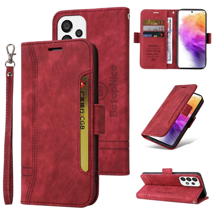 BETOPNICE Dual-side Buckle Leather Phone Case, For Samsung Galaxy A03 164mm, For Samsung Galaxy A03s 166mm, For Samsung Galaxy A03 166mm, For Samsung Galaxy A12 5G / 4G, For Samsung Galaxy A13 4G, For Samsung Galaxy A22 4G EU Version�������������������...