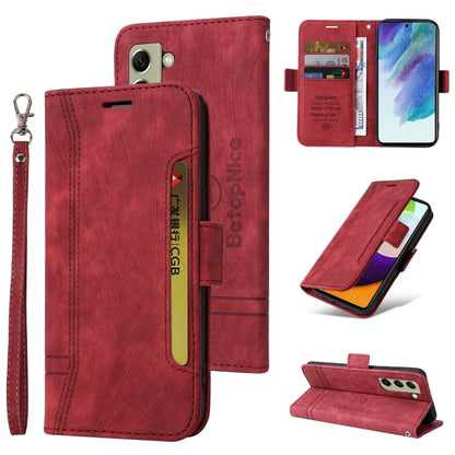 BETOPNICE Dual-side Buckle Leather Phone Case, For Samsung Galaxy A03 164mm, For Samsung Galaxy A03s 166mm, For Samsung Galaxy A03 166mm, For Samsung Galaxy A12 5G / 4G, For Samsung Galaxy A13 4G, For Samsung Galaxy A22 4G EU Version�������������������...