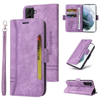 BETOPNICE Dual-side Buckle Leather Phone Case, For Samsung Galaxy S21+ 5G, For Samsung Galaxy S21 Ultra 5G, For Samsung Galaxy S22 5G, For Samsung Galaxy S22+ 5G, For Samsung Galaxy S22 Ultra 5G, For Samsung Galaxy A22 5G, For Samsung Galaxy S21 5G