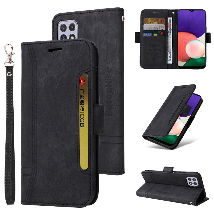 BETOPNICE Dual-side Buckle Leather Phone Case, For Samsung Galaxy S21+ 5G, For Samsung Galaxy S21 Ultra 5G, For Samsung Galaxy S22 5G, For Samsung Galaxy S22+ 5G, For Samsung Galaxy S22 Ultra 5G, For Samsung Galaxy A22 5G, For Samsung Galaxy S21 5G