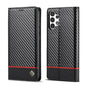 LC.IMEEKE Carbon Fiber Flip Leather Phone Case, For Samsung Galaxy A13 4G/5G/A04/A04s
