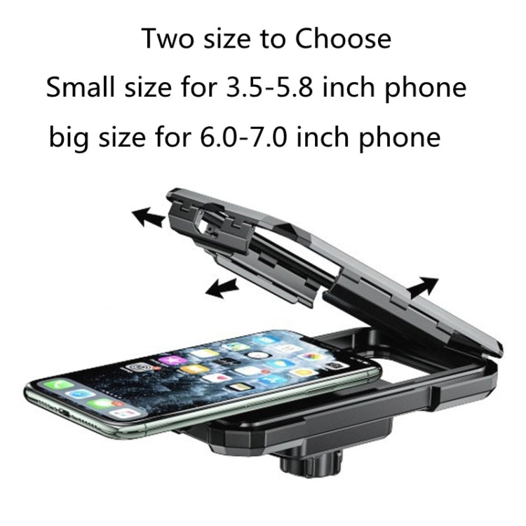Motorcycle / Bicycle Rearview Mirror Wireless Charging Waterproof Box Mobile Phone Holder, M18S-A2, M18L-A2