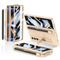 GKK Magnetic Hinge Flip Phone Case with Holder & Pen Slot, For Samsung Galaxy Z Fold4
