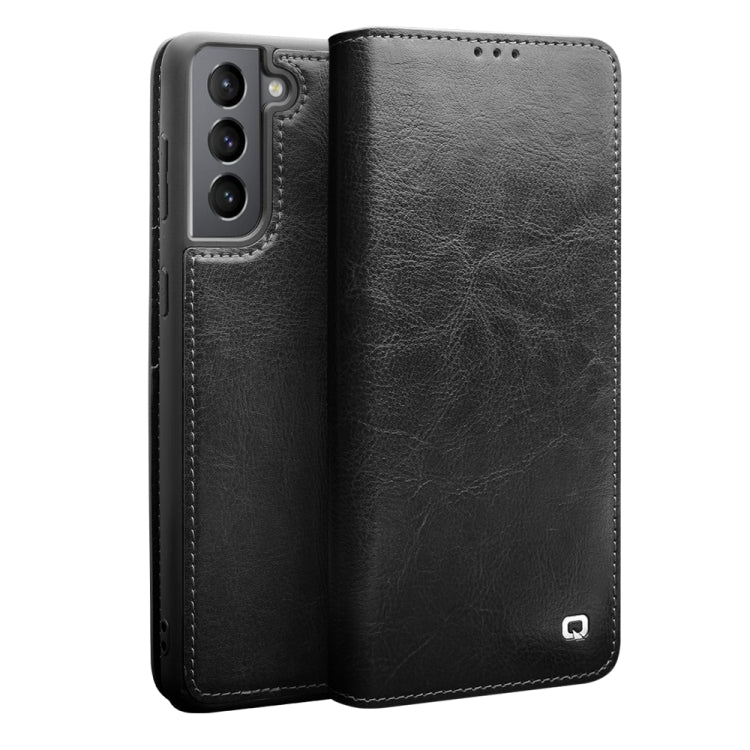QIALINO Genuine Leather Phone Case, For Samsung Galaxy Note20, For Samsung Galaxy Note20 Ultra, For Samsung Galaxy S21 5G, For Samsung Galaxy S21+ 5G, For Samsung Galaxy S21 Ultra 5G, For Samsung Galaxy S22 Ultra 5G, For Samsung Galaxy S22+ 5G���������...