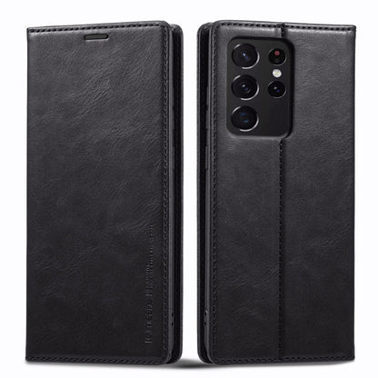 LC.IMEEKE RFID Anti-theft Leather Phone Case, For Samsung Galaxy S20 Ultra, For Samsung Galaxy S21 Ultra 5G