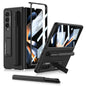 GKK Ultra-thin Shockproof Leather Protective Case with Holder & Pen Slots, For Samsung Galaxy Z Fold4