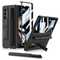 GKK Ultra-thin Shockproof Leather Protective Case with Holder & Pen Slots, For Samsung Galaxy Z Fold4