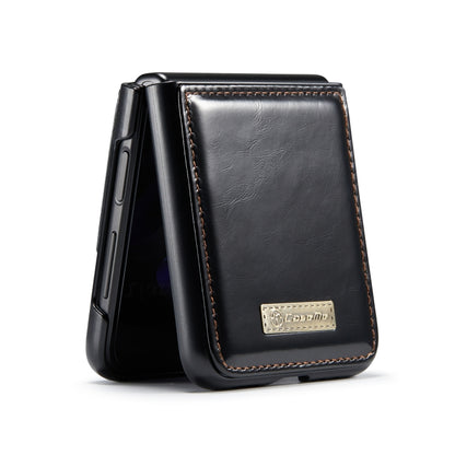 CaseMe 003 Crazy Horse Texture Leather Phone Case, For Samsung Galaxy Z Flip4, For Samsung Galaxy Z Fold4