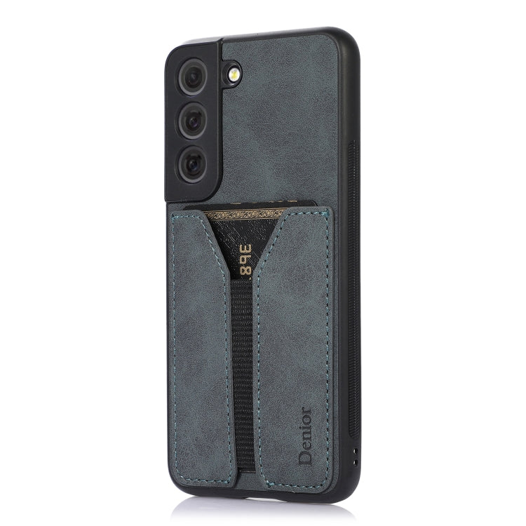 Denior DV Elastic Card PU Back Cover Phone Case, For Samsung Galaxy S22 5G, For Samsung Galaxy S22+ 5G, For Samsung Galaxy S22 Ultra 5G, For Samsung Galaxy S21 5G, For Samsung Galaxy S21+ 5G, For Samsung Galaxy S21 Ultra 5G, For Samsung Galaxy Note20��...