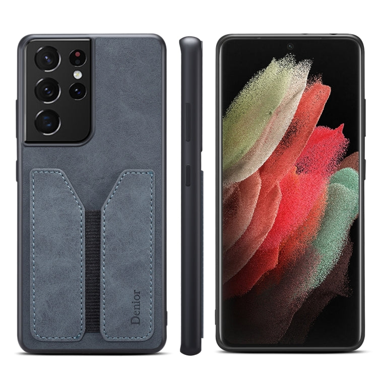 Denior DV Elastic Card PU Back Cover Phone Case, For Samsung Galaxy S22 5G, For Samsung Galaxy S22+ 5G, For Samsung Galaxy S22 Ultra 5G, For Samsung Galaxy S21 5G, For Samsung Galaxy S21+ 5G, For Samsung Galaxy S21 Ultra 5G, For Samsung Galaxy Note20��...