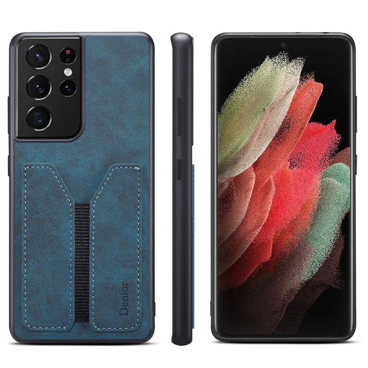 Denior DV Elastic Card PU Back Cover Phone Case, For Samsung Galaxy S22 5G, For Samsung Galaxy S22+ 5G, For Samsung Galaxy S22 Ultra 5G, For Samsung Galaxy S21 5G, For Samsung Galaxy S21+ 5G, For Samsung Galaxy S21 Ultra 5G, For Samsung Galaxy Note20��...