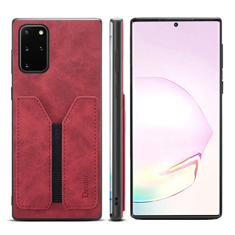 Denior DV Elastic Card PU Back Cover Phone Case, For Samsung Galaxy S22 5G, For Samsung Galaxy S22+ 5G, For Samsung Galaxy S22 Ultra 5G, For Samsung Galaxy S21 5G, For Samsung Galaxy S21+ 5G, For Samsung Galaxy S21 Ultra 5G, For Samsung Galaxy Note20��...