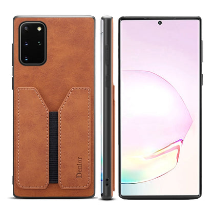 Denior DV Elastic Card PU Back Cover Phone Case, For Samsung Galaxy S22 5G, For Samsung Galaxy S22+ 5G, For Samsung Galaxy S22 Ultra 5G, For Samsung Galaxy S21 5G, For Samsung Galaxy S21+ 5G, For Samsung Galaxy S21 Ultra 5G, For Samsung Galaxy Note20��...
