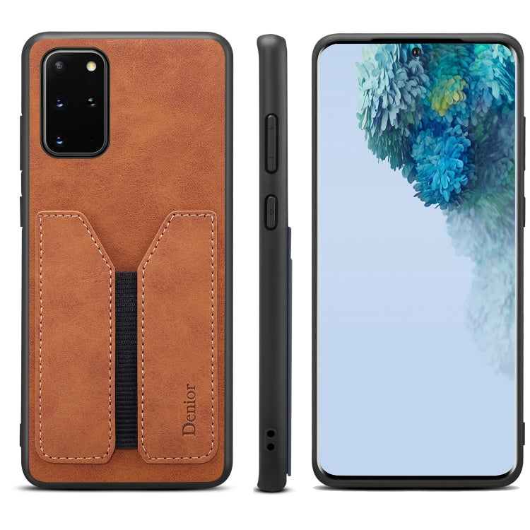 Denior DV Elastic Card PU Back Cover Phone Case, For Samsung Galaxy S22 5G, For Samsung Galaxy S22+ 5G, For Samsung Galaxy S22 Ultra 5G, For Samsung Galaxy S21 5G, For Samsung Galaxy S21+ 5G, For Samsung Galaxy S21 Ultra 5G, For Samsung Galaxy Note20��...