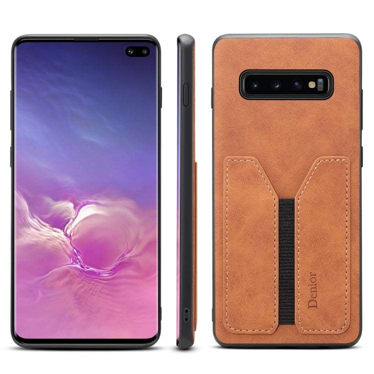 Denior DV Elastic Card PU Back Cover Phone Case, For Samsung Galaxy S22 5G, For Samsung Galaxy S22+ 5G, For Samsung Galaxy S22 Ultra 5G, For Samsung Galaxy S21 5G, For Samsung Galaxy S21+ 5G, For Samsung Galaxy S21 Ultra 5G, For Samsung Galaxy Note20��...