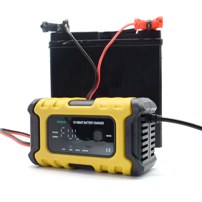 FOXSUR 6A 12V Motorcycle / Car Smart Battery Charger, US Plug, UK Plug, EU Plug, AU Plug