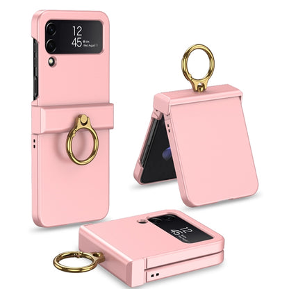 GKK Ultrathin Hinge Full Coverage Phone Case with Ring Holder, For Samsung Galaxy Z Flip4
