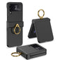 GKK Ultrathin Hinge Full Coverage Phone Case with Ring Holder, For Samsung Galaxy Z Flip4