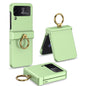GKK Ultrathin Hinge Full Coverage Phone Case with Ring Holder, For Samsung Galaxy Z Flip4