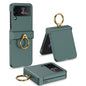 GKK Ultrathin Hinge Full Coverage Phone Case with Ring Holder, For Samsung Galaxy Z Flip4