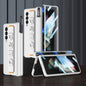 GKK Magnetic Fold Hinge Shockproof Phone Case with Wrist Strap, For Samsung Galaxy Z Fold3 5G