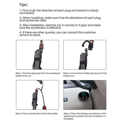 TROS CK Car Potent Booster Electronic Throttle Controller, For Peugeot RCZ 2010-, For Peugeot Boxer 2011-, For Peugeot 206 2009-, For Peugeot 207 2009-, For Peugeot 208 2012-, For Peugeot 2008 2013-, For Peugeot 3008 2010-, For Peugeot 308 2009-2013���...
