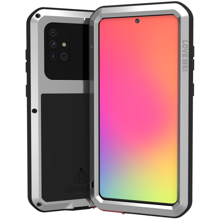 LOVE MEI Metal Shockproof Waterproof Dustproof Protective Case, For Huawei P40, For Huawei P40 Pro, For Samsung Galaxy A40s, For Samsung Galaxy A50, For Samsung Galaxy A51, For Samsung Galaxy A70s, For Samsung Galaxy A71, For Samsung Galaxy A90 5G�����...