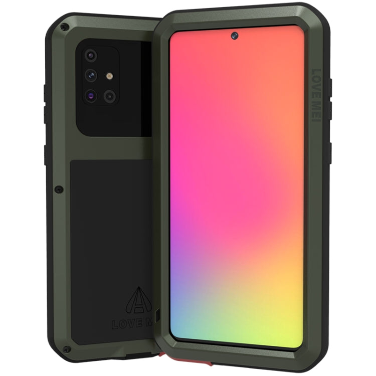 LOVE MEI Metal Shockproof Waterproof Dustproof Protective Case, For Huawei P40, For Huawei P40 Pro, For Samsung Galaxy A40s, For Samsung Galaxy A50, For Samsung Galaxy A51, For Samsung Galaxy A70s, For Samsung Galaxy A71, For Samsung Galaxy A90 5G�����...