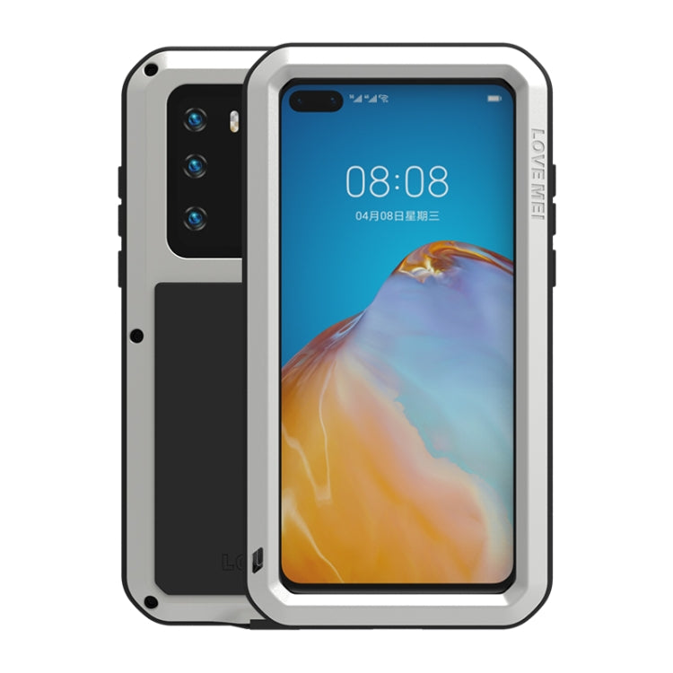 LOVE MEI Metal Shockproof Waterproof Dustproof Protective Case, For Huawei P40, For Huawei P40 Pro, For Samsung Galaxy A40s, For Samsung Galaxy A50, For Samsung Galaxy A51, For Samsung Galaxy A70s, For Samsung Galaxy A71, For Samsung Galaxy A90 5G�����...