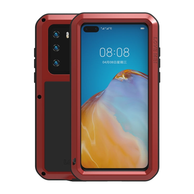 LOVE MEI Metal Shockproof Waterproof Dustproof Protective Case, For Huawei P40, For Huawei P40 Pro, For Samsung Galaxy A40s, For Samsung Galaxy A50, For Samsung Galaxy A51, For Samsung Galaxy A70s, For Samsung Galaxy A71, For Samsung Galaxy A90 5G�����...