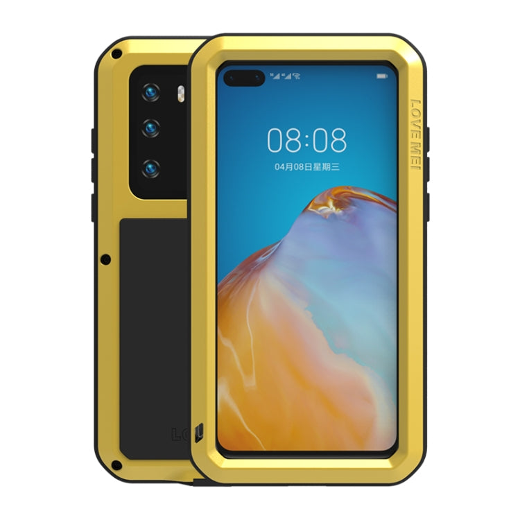 LOVE MEI Metal Shockproof Waterproof Dustproof Protective Case, For Huawei P40, For Huawei P40 Pro, For Samsung Galaxy A40s, For Samsung Galaxy A50, For Samsung Galaxy A51, For Samsung Galaxy A70s, For Samsung Galaxy A71, For Samsung Galaxy A90 5G�����...