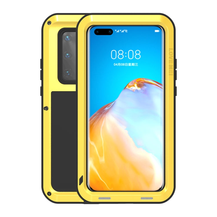 LOVE MEI Metal Shockproof Waterproof Dustproof Protective Case, For Huawei P40, For Huawei P40 Pro, For Samsung Galaxy A40s, For Samsung Galaxy A50, For Samsung Galaxy A51, For Samsung Galaxy A70s, For Samsung Galaxy A71, For Samsung Galaxy A90 5G�����...