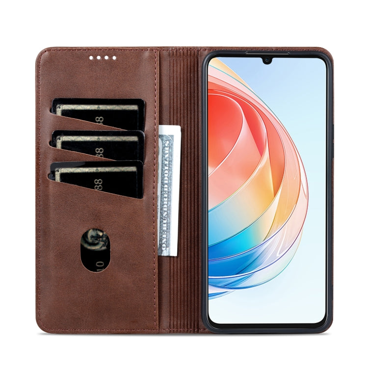 AZNS Magnetic Calf Texture Flip Leather Phone Case, For Honor Play 40 Plus, For Huawei Mate 50 / Mate 50E, For Huawei Mate 50 Pro, For Samsung Galaxy A14 5G
