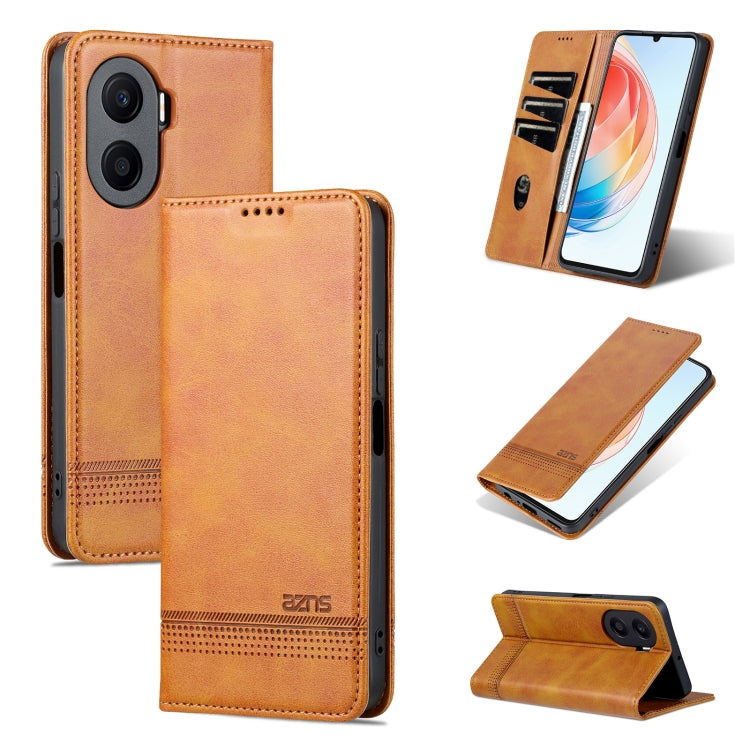 AZNS Magnetic Calf Texture Flip Leather Phone Case, For Honor Play 40 Plus, For Huawei Mate 50 / Mate 50E, For Huawei Mate 50 Pro, For Samsung Galaxy A14 5G