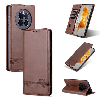 AZNS Magnetic Calf Texture Flip Leather Phone Case, For Honor Play 40 Plus, For Huawei Mate 50 / Mate 50E, For Huawei Mate 50 Pro, For Samsung Galaxy A14 5G