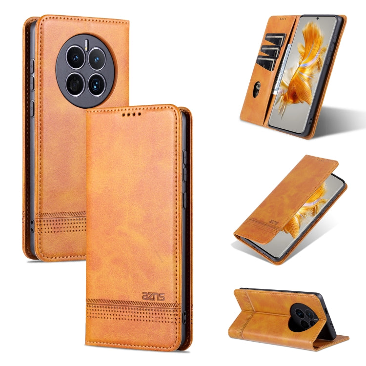 AZNS Magnetic Calf Texture Flip Leather Phone Case, For Honor Play 40 Plus, For Huawei Mate 50 / Mate 50E, For Huawei Mate 50 Pro, For Samsung Galaxy A14 5G