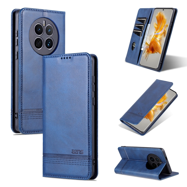AZNS Magnetic Calf Texture Flip Leather Phone Case, For Honor Play 40 Plus, For Huawei Mate 50 / Mate 50E, For Huawei Mate 50 Pro, For Samsung Galaxy A14 5G